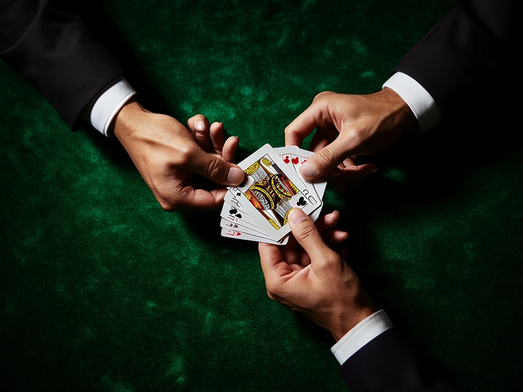 Detalle de mesa de juego